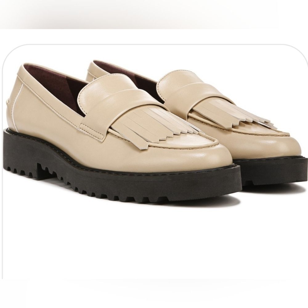 Franco Sarto Cream Loafers